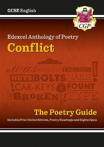 GCSE English Edexcel Poetry Guide - Conflict Anthology includes Online Edition, Audio & Quizzes (CGP Edexcel GCSE Poetry)